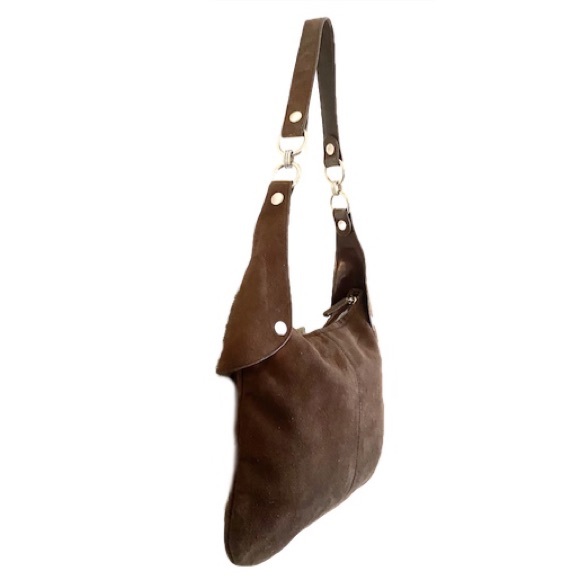 Tod's Handbags - Tods Brown Suede Shoulder Bag